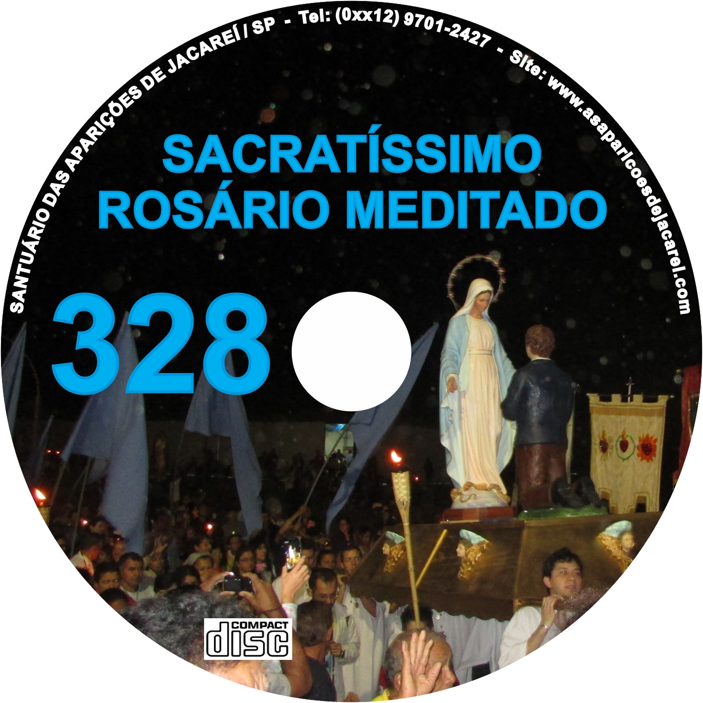 CD Rosário Meditado 328 CD Rosário Meditado 328